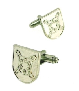 Gemelos para Camisa Escudo del Tercio de Alejandro de Farnesio Cuarto de la Legión Color Acero