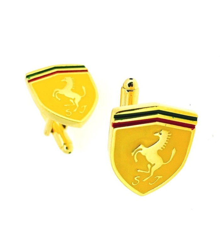 Gemelos para Camisa Escudo Ferrari