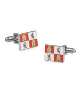 Gemelos para Camisa Estandarte Bandera del Reino de Castilla