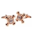Gemelos para camisa Grifo Agua Fría-Caliente Rose Gold