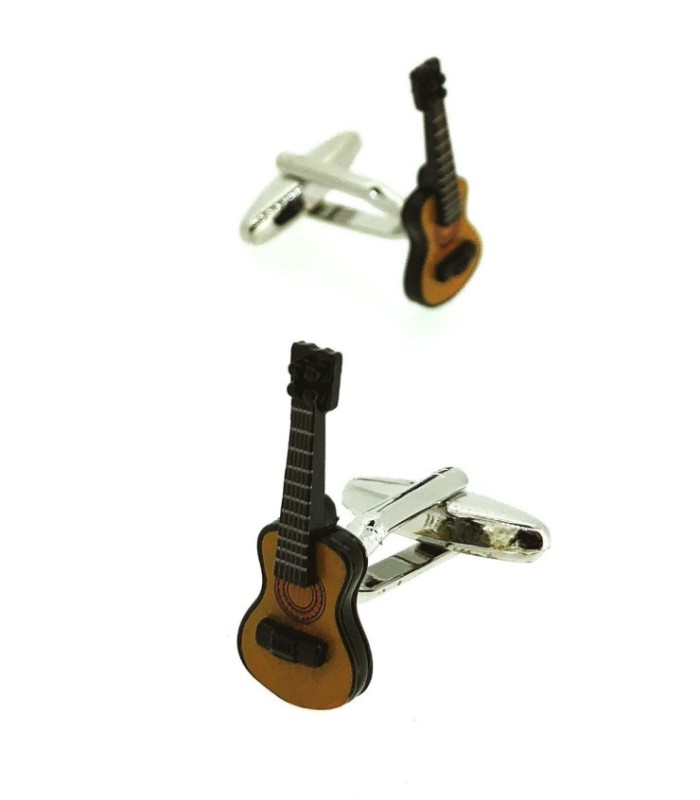 Gemelos para Camisa Guitarra Española 3D