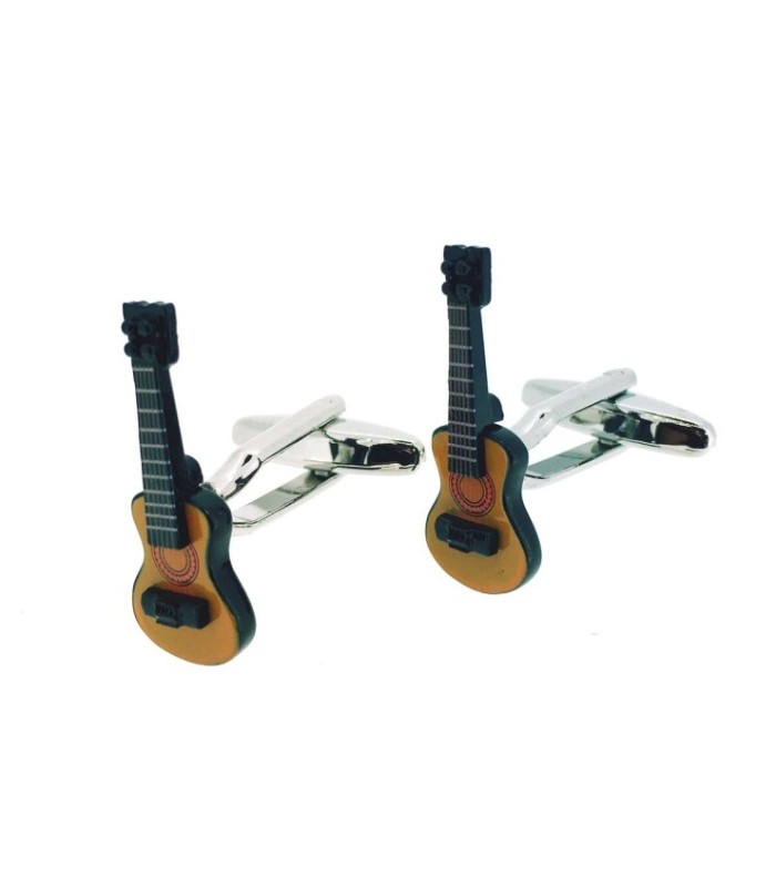 Gemelos para Camisa Guitarra Española 3D