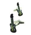 Gemelos para Camisa Guitarra Negra 3D