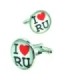 Gemelos para Camisa I Love Russia