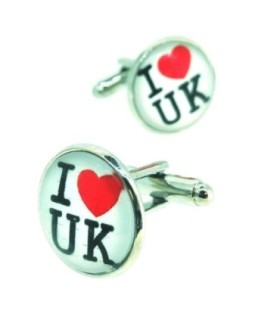 Gemelos para Camisa I Love UK