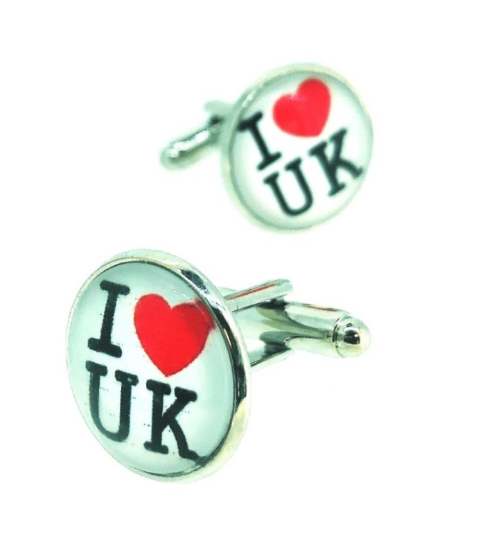 Gemelos para Camisa I Love UK