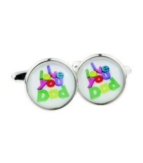 Gemelos para camisa I Love You Dad