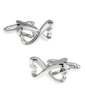 Gemelos para camisa Infinito Corazon