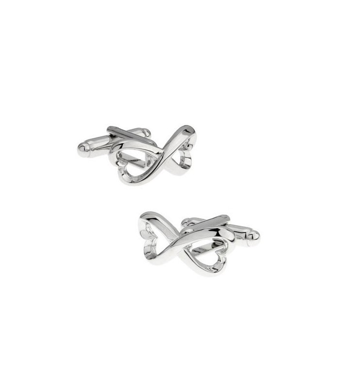 Gemelos para camisa Infinito Corazon