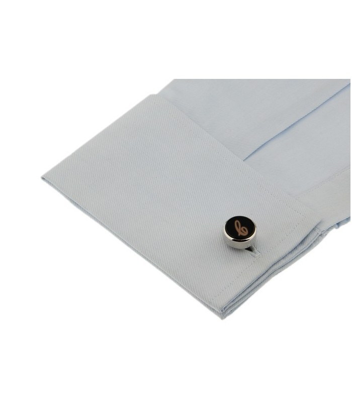 Gemelos para Camisa Inicial Letra Clásica C Medio Par