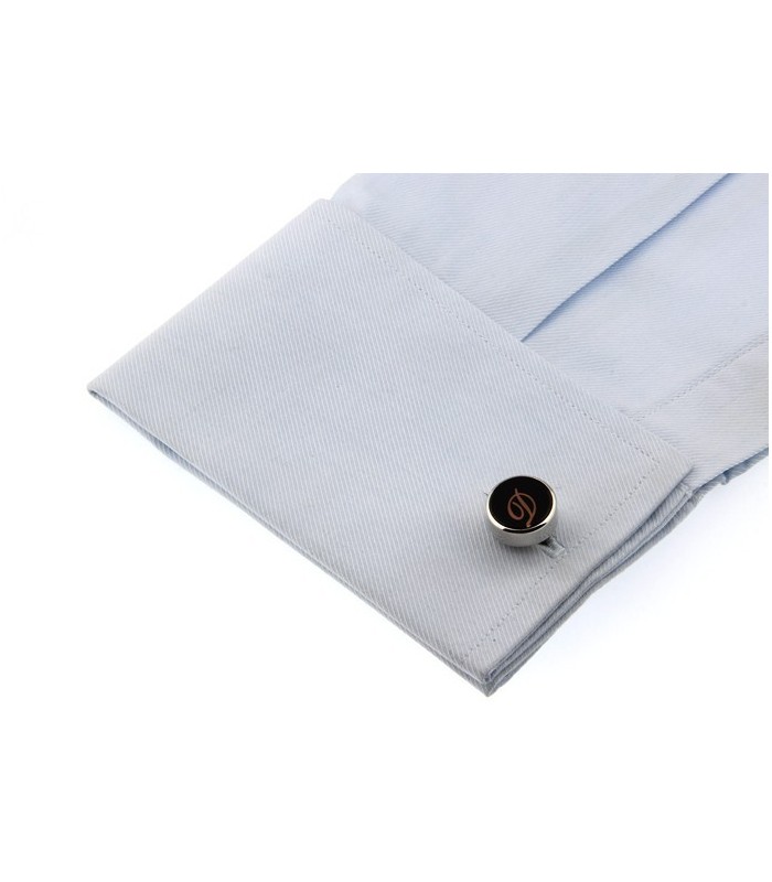 Gemelos para Camisa Inicial Letra Clásica D Medio Par