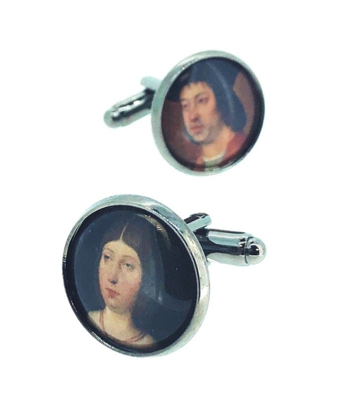 Gemelos para Camisa Isabel I de Castilla y Fernando II de Aragón Los Reyes Católicos