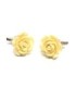 Gemelos para camisa Ivory Rose Flower Cufflinks