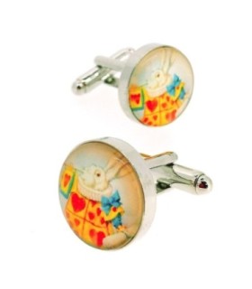 Gemelos para Camisa Magglass Conejo Alicia en el País de las Maravillas