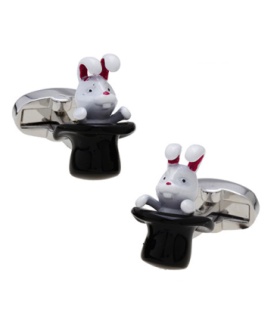 Gemelos para Camisa Mago Conejo en Chistera