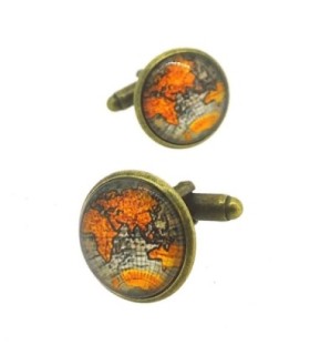 Gemelos para Camisa Mapa Antiguo