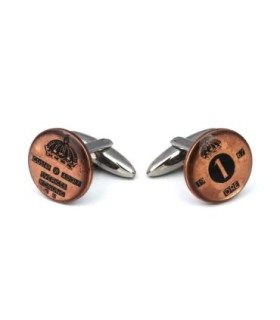 Gemelos Camisa Moneda 1 ORE Suecia