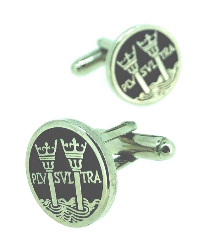 Gemelos Camisa Moneda Antigua Plus Ultra