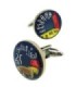 Gemelos Camisa Moneda de 25 Pesetas Homenaje a Castilla Leon
