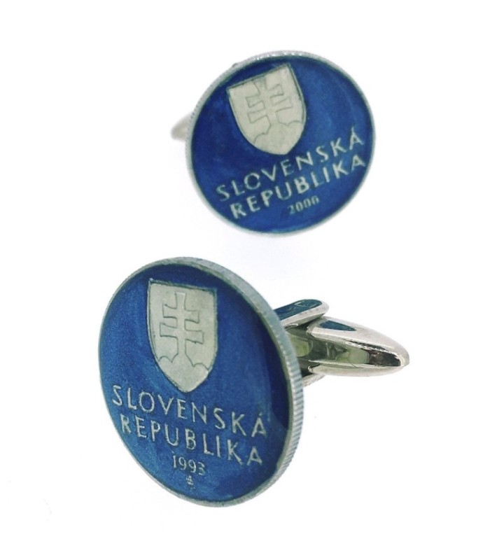 Gemelos Camisa Moneda Eslovenia 20 Stotinov