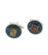 Gemelos Camisa Moneda Replica 1/2 Real de Felipe V 1737