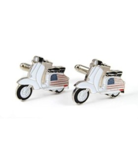 Gemelos para camisa Moto Lambretta-Vespa USA