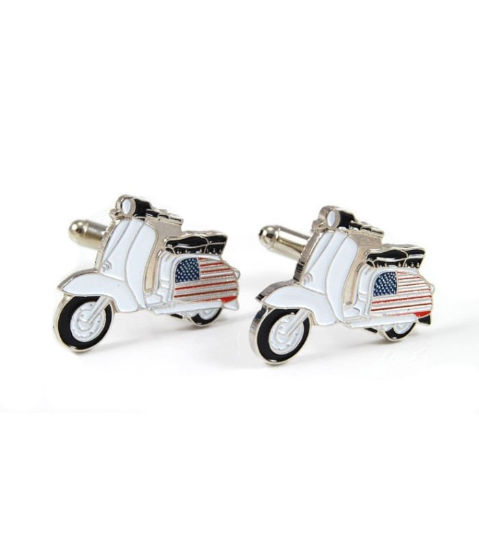 Gemelos para camisa Moto Lambretta-Vespa USA