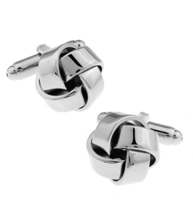 Gemelos para camisa Nudo Borla Acero Single Modelo II