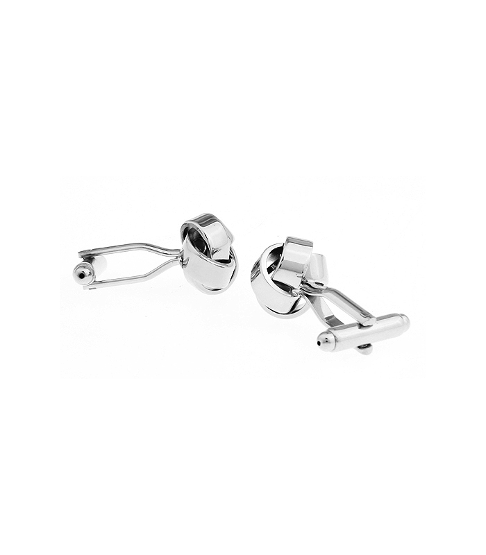 Gemelos para camisa Nudo Borla Acero Single Modelo II