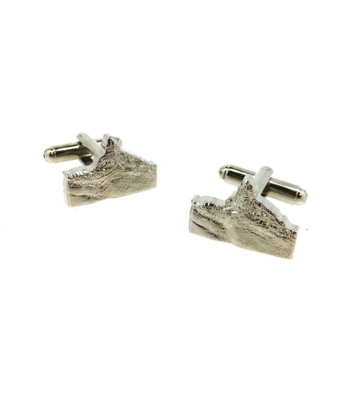 Gemelos para camisa Picos de Urbión Plateado 18mm