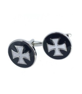 Gemelos para Camisa Rounded Cruz Templaria