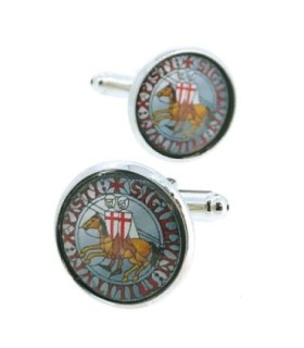 Gemelos para Camisa Sello de los Caballeros Templarios