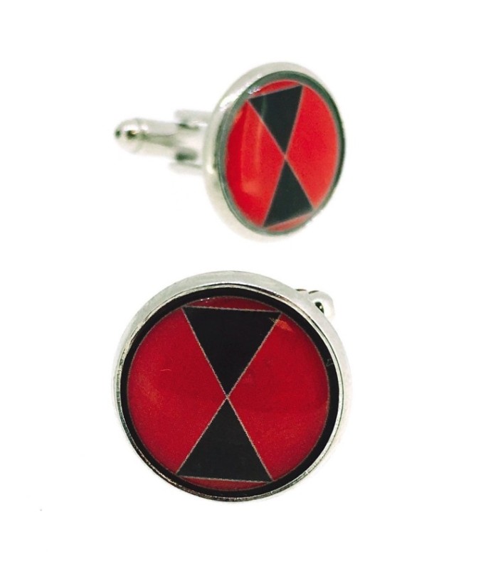 Gemelos para Camisa Séptima División de Infantería de los Estados Unidos