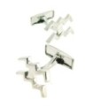 Gemelos para Camisa Símbolos del Zodiaco Acuario Acero