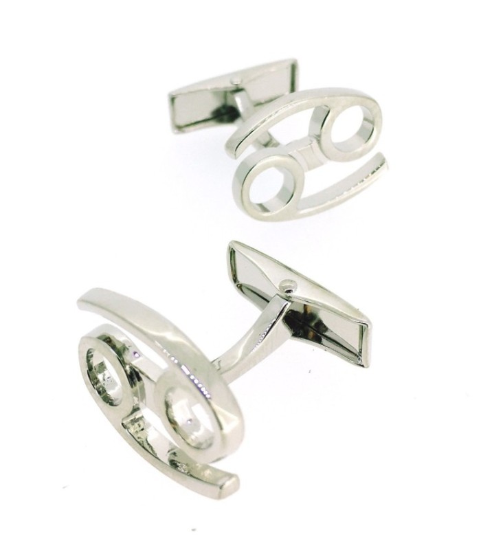 Gemelos para Camisa Símbolos del Zodiaco Cancer Acero