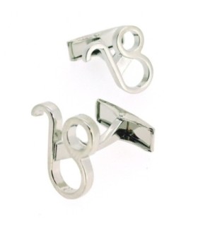 Gemelos para Camisa Símbolos del Zodiaco Leo Acero