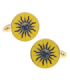 Gemelos para camisa Sol Rosa de los Vientos