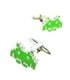 Gemelos para Camisa Space Invaders 8 bits Green