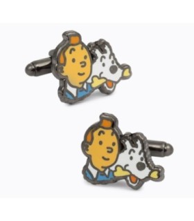 Gemelos para Camisa Tintin y Milu 22x20mm