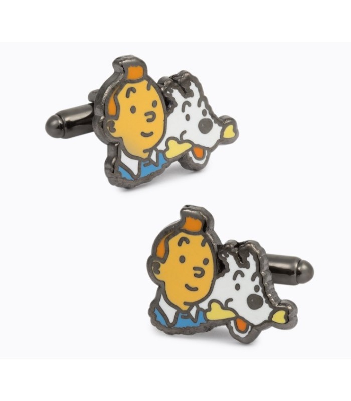 Gemelos para Camisa Tintin y Milu 22x20mm