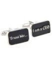 Gemelos para camisa Trust me I am a CEO
