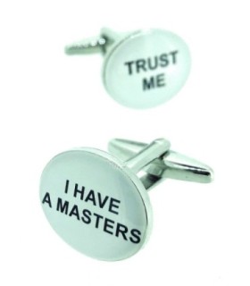 Gemelos para Camisa Trust Me I Have a Masters