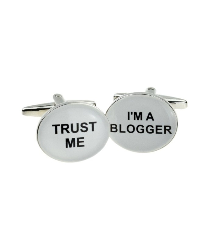 Gemelos para Camisa Trust Me I´m a Blogger