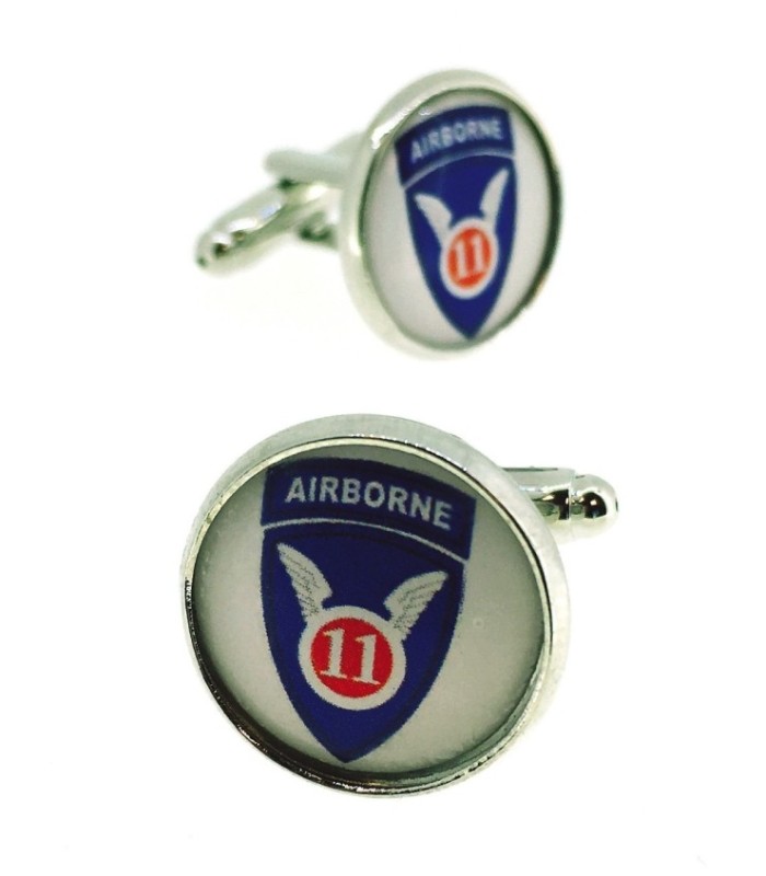 Gemelos para Camisa Undécima División Aerotransportada de los Estados Unidos