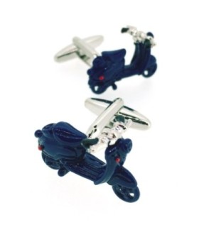 Gemelos para Camisa Vespa 3D Azul