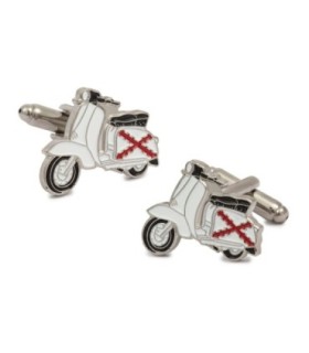 Gemelos para Camisa Vespa Lambretta Aspa de Borgoña