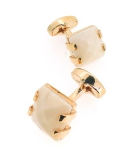 Gemelos para Camisa White Stone Engarced