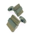 Gemelos para Camisa Wooden Square Style Cuff