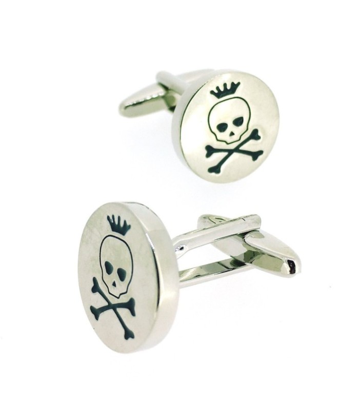 Gemelos para camisas Calavera Punk