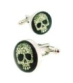 Gemelos para camisas Magglass Calavera Flores